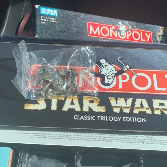 Monopoly Star Wars Classic Trilogy Edition Parker Bros. NEW Open Box - Picture 5 of 12